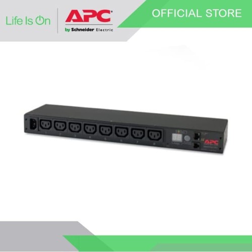 APC Rack PDU AP7820 Metered 1U 12A/208V 10A/230V (8) C13