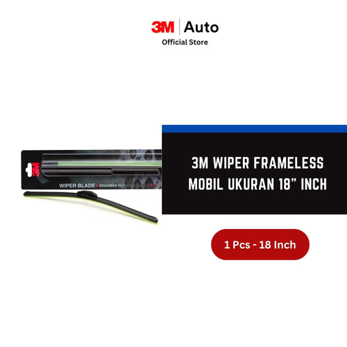 3M Wiper Frameless Mobil Ukuran 18" inch