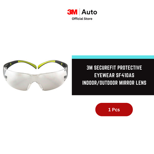 3M SecureFit Protective Eyewear SF410AS Indoor/Outdoor Mirror Lens