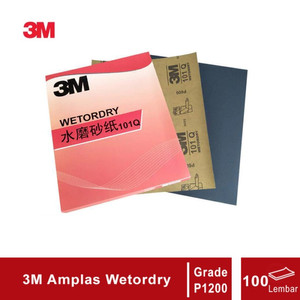 3M 101Q Amplas Waterproof Abrasive Paper - P1200 [11in x 9in]