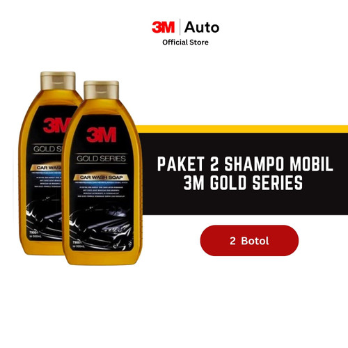 Paket 2 Botol - 3M Car Wash Soap Gold Series