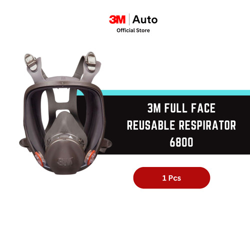 3M Full Face Reusable Respirator 6800