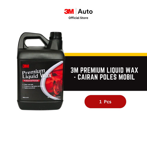 3M 6006 Premium Liquid Wax (gallon) - Cairan Semir, Polish/Poles Mobil