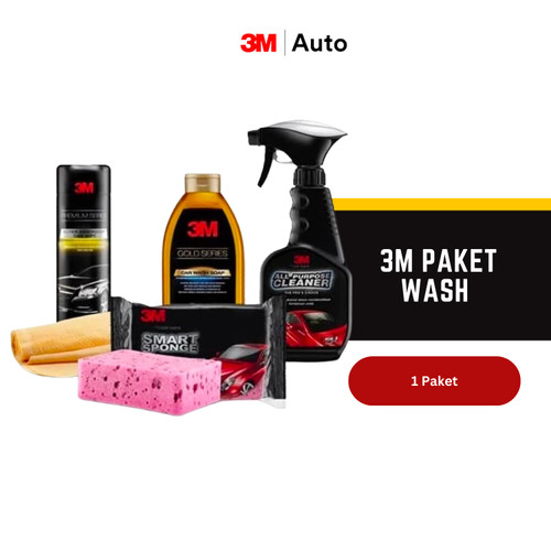 3M Paket Wash - Perawatan Mobil