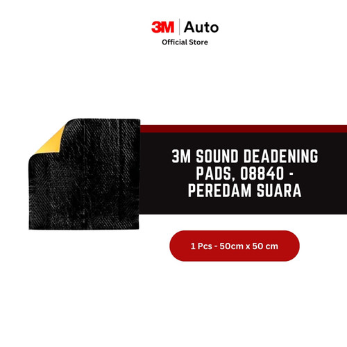 3M Sound Deadening Pads, 08840, 500mm x 500mm - Peredam Suara Mobil