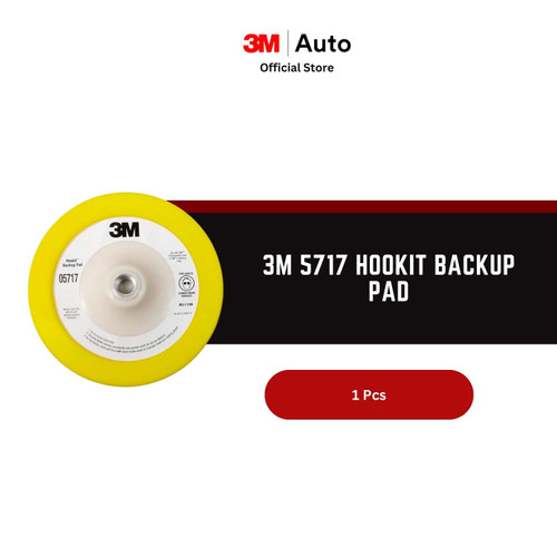 3M 5717 Hookit Backup Pad 7 in - diperlukan u/ meletakkan foam kompon