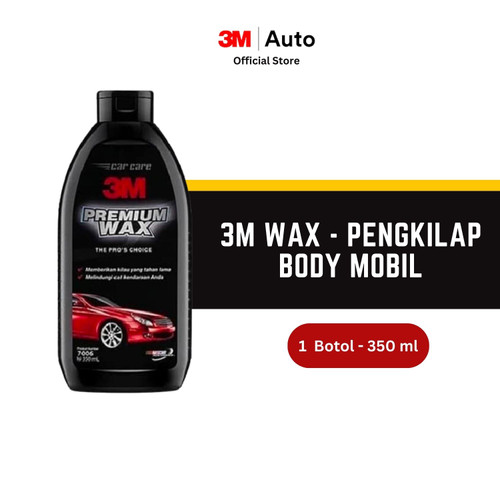 3M Premium Wax (350 ml bottle) - (membuat cat mobil mengkilap)