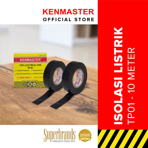 Kenmaster Isolasi Listrik 10 Meter - TP01 - 1 PCS - ISOL009