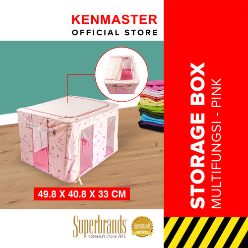 Storage Box SY-213 / Tempat Penyimpanan Serbaguna/ Tempat Pakaian-PINK