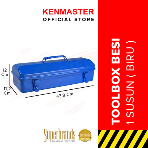 Kenmaster Tool Box 1 Susun Biru - Kotak Perkakas