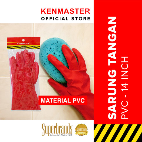 Kenmaster - Sarung tangan PVC 14” (1 PSG)