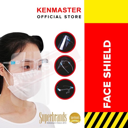 FACE SHIELD KACAMATA / PELINDUNG WAJAH ANTI CORONA