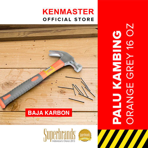 Kenmaster Palu Kambing Gg Fiber Org Grey 16Oz