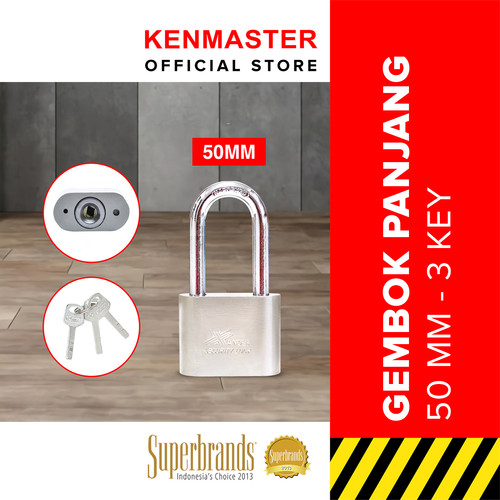 Xander Gembok 50mm Panjang 3Key