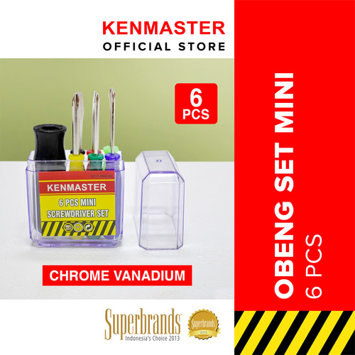 Kenmaster Obeng Set mini 6 pcs