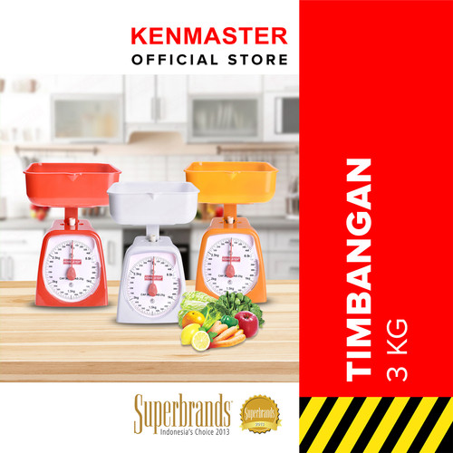 Kenmaster Timbangan Kue Kapasitas 3Kg - Merah