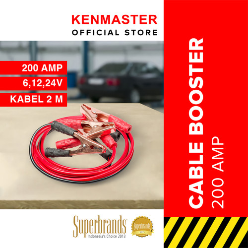 Kenmaster Kabel Booster 200A - Hitam/Merah