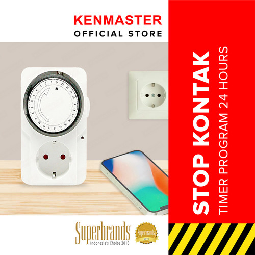 Kenmaster Stop Kontak Timer 24Hour