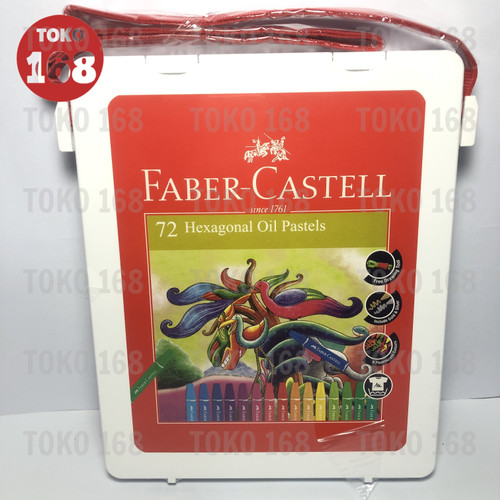 FABER CASTELL Hexagonal Crayon/ Oil Pastel 72 Warna 120172 (SET)