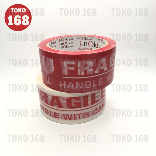 INOKI/KYOTO Opp Tape/Lakban/Perekat Fragile/Mudah Pecah 48 mm/2 Inch