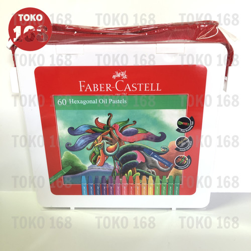 FABER CASTELL Hexagonal Crayon/ Oil Pastel 60 Warna (SET)