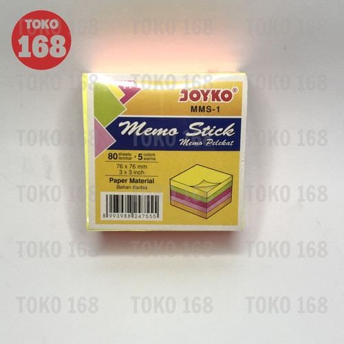 JOYKO Sticky Notes/Memo Stick/Kertas Tempel MMS 1 (PAK)