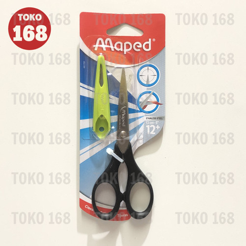 MAPED Gunting/Scissors Precise Cut Dengan Tutup 13cm (PCS)