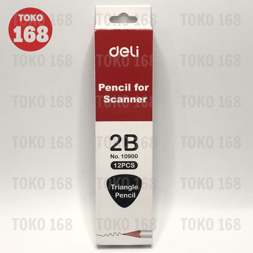 DELI Pensil Segitiga/Triangular Pencil 2B 10900 (LSN)