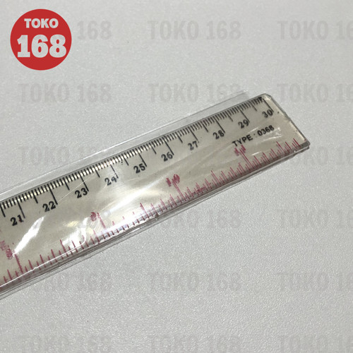 NARIKO Penggaris Plastik/Plastic Ruler 30cm (PAK)