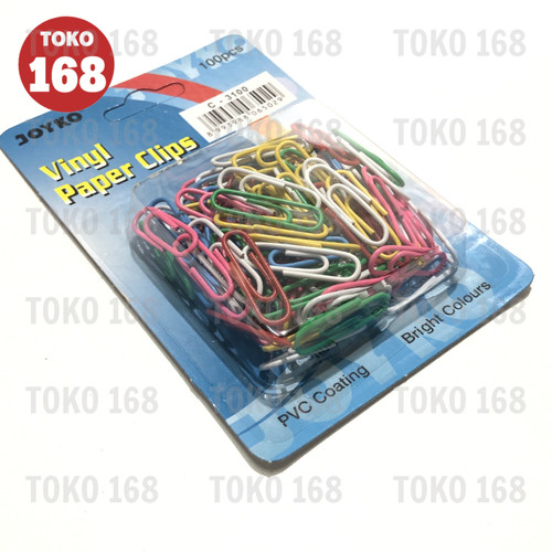 JOYKO Paper Clip/Penjepit Kertaas/Klip Warna C3100 (PAK)