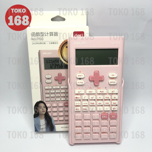 DELI Scientific Calculator/Kalkulator Ilmiah/Sekolah 1700 (PCS)