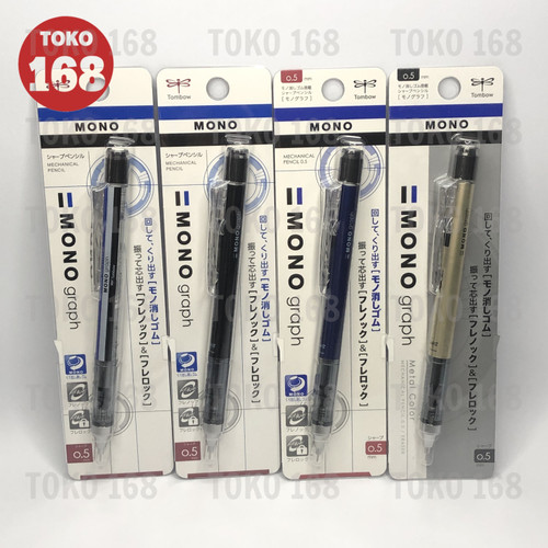 TOMBOW Mono Graph Mechanic Pencil/Pensil Mekanik 0.5 (PCS)