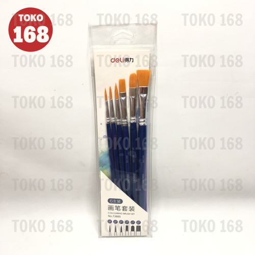 DELI Brush / Paint Brush / Kuas Lukis 73885 (SET)