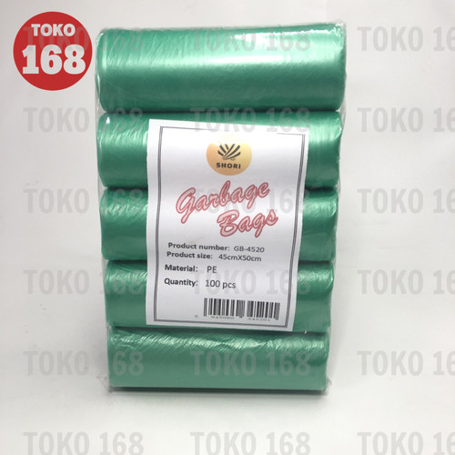 SHORI Plastik Sampah Rol/ Garbage Bag Roll 45 x 50 Cm (PAK)