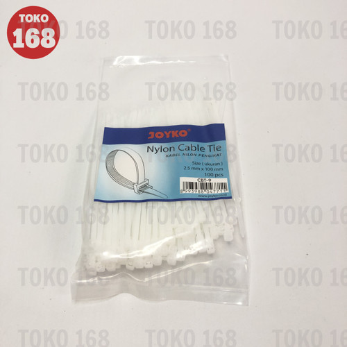 JOYKO Nylon Cable Tie/ Zip Tie Putih (Pak)