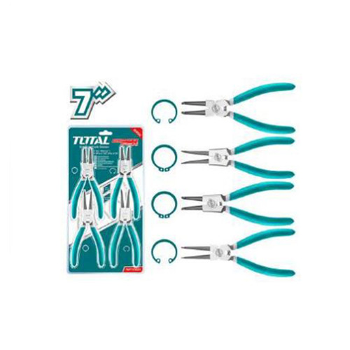 TOTAL TANG SNAP RING SET / CIRCLIP PLIERS SET 4PCS THT114041