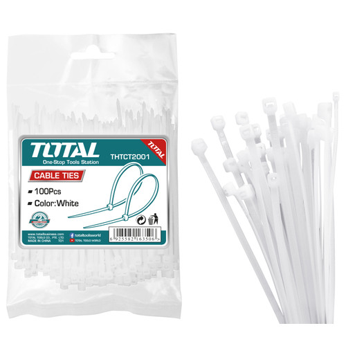 TOTAL CABLE TIES / KABEL TIES 20CM ISI 100PCS THTCT2001