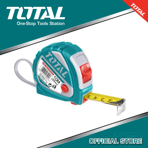 TOTAL METERAN 10M/STEEL MEASURING TAPE TMT126101