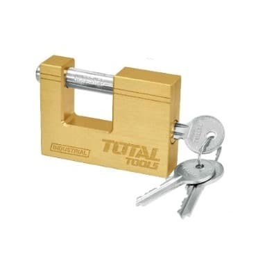 TOTAL HEAVY DUTY BRASS BLOCK PADLOCK/GEMBOK KUNINGAN TLK32703