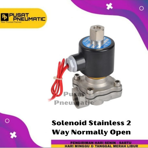 Solenoid Valve 2 Way Selenoid Valve Stainless Normal Open 1 Inch