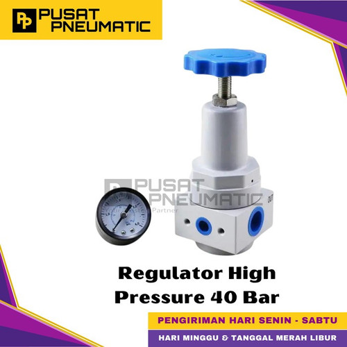 Air Regulator High Pressure Pengatur Tekanan Angin 40 Bar 3/4 Inch