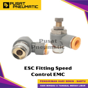 ESC 12-02 Fitting Speed Control Slip Lock Selang 12mm Drat 1/4 EMC