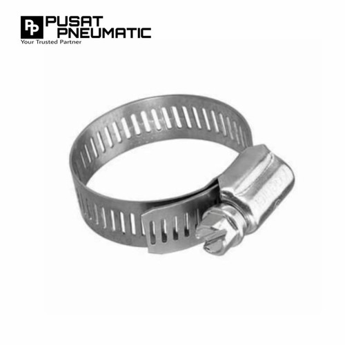 3/4" Stainless Hose Clamp Selang Klem Import 3/4 Inch 12-19mm