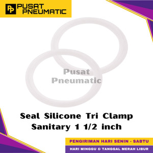 1 1/2" Gasket Seal Silicone Tri Clamp Ferrule Sanitary 1 1/2 inch