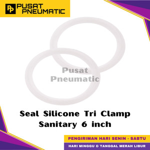 6" Gasket Seal Silicone Tri Clamp Ferrule Sanitary 6 inch