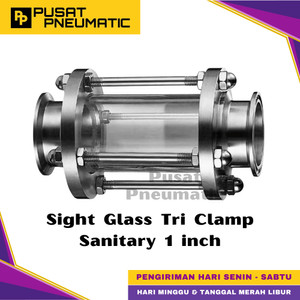 1" Sight Glass Tri Clamp Sanitary Stainless Steel 316 1 inch