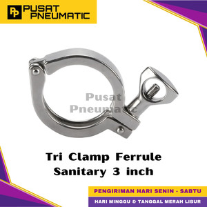 3" Tri Clamp Ferrule Sanitary Stainless Steel 304 3 inch