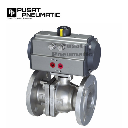 Actuator Ball Valve WCB Flange ANSI 300 Double Acting 4 Inch