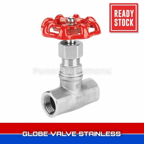 2" Globe Valve Drat Stainless Steel 316 2 Inch