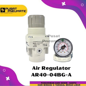 AR40-04BG-A Pneumatic Air Regulator Drat 1/2 Inch SMC